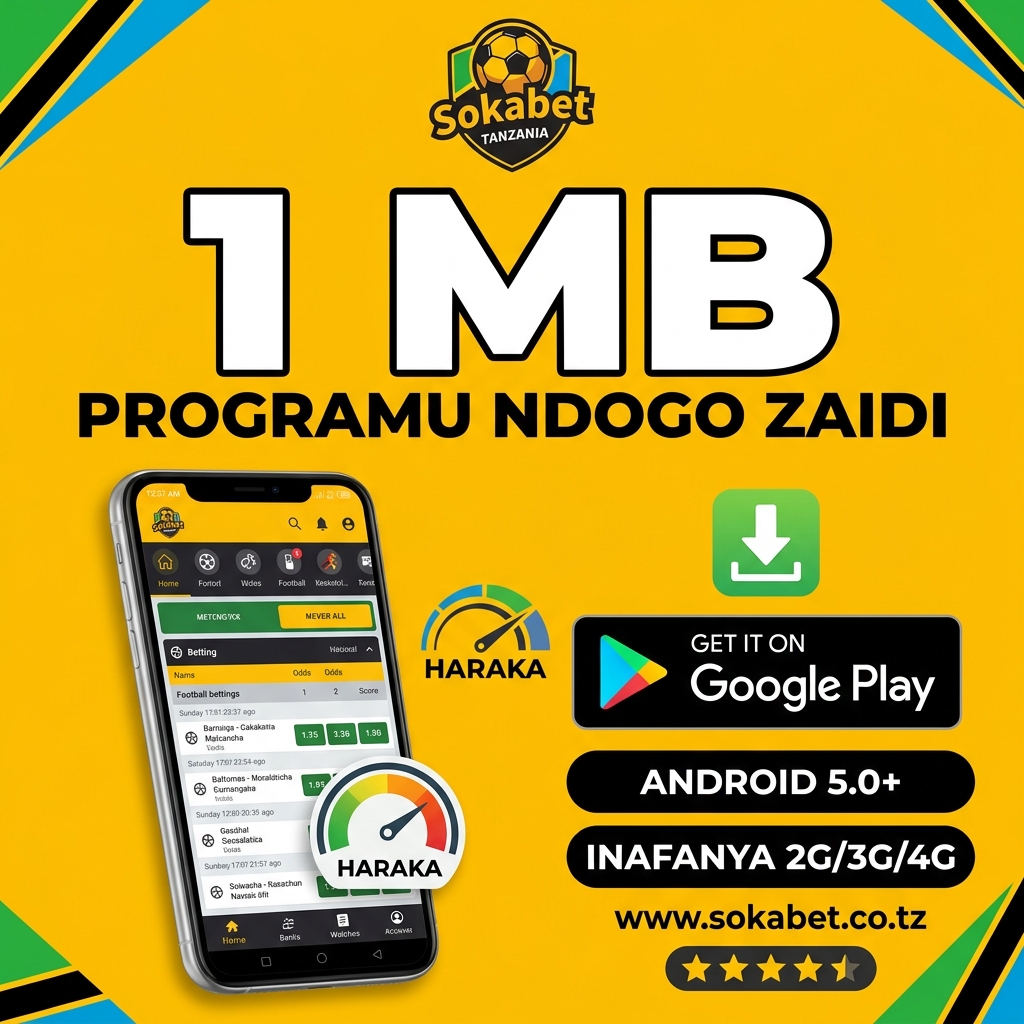 Sokabet App 1MB Download Tanzania