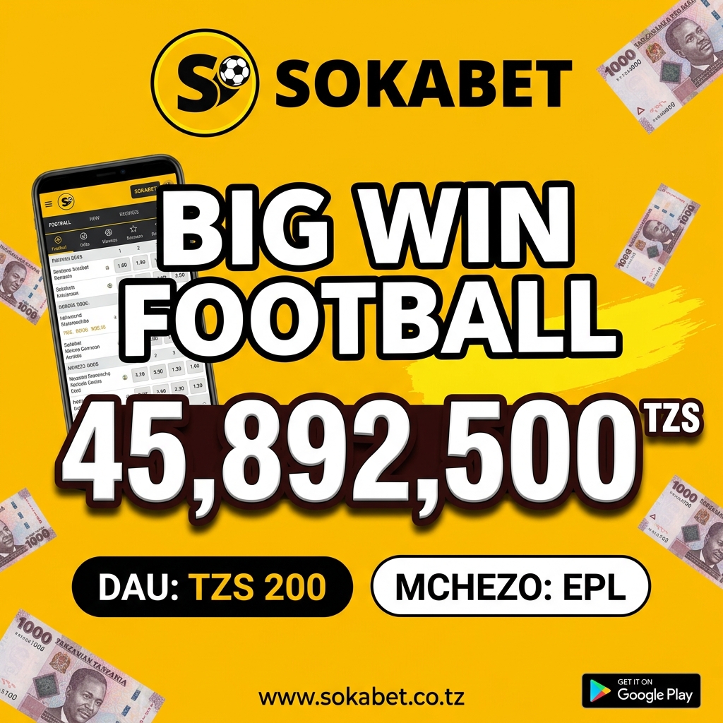 Sokabet Football EPL Winner Tanzania