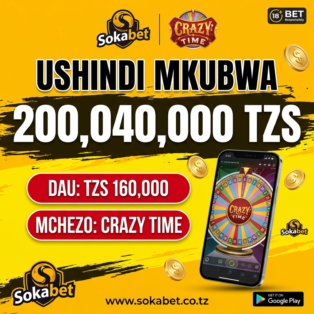 Sokabet Live Casino Crazy Time Win Tanzania