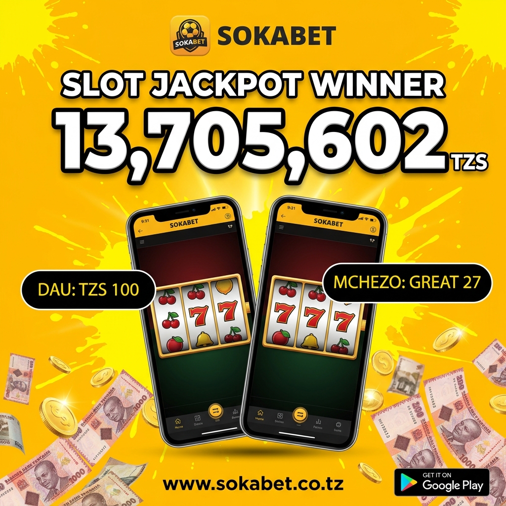 Sokabet Casino Slots Winner Tanzania
